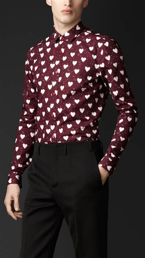 burberry heart print dress|Burberry her men's clothing.